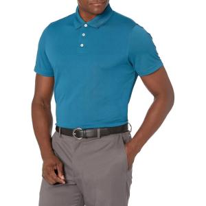 imageAmazon Essentials Mens SlimFit QuickDry Golf Polo Shirt  Discontinued ColorsDark Blue