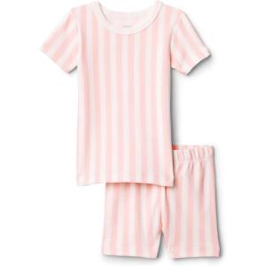 imageAmazon Essentials x Sofia Grainge Mommy and Me Short Sleeve Pajama SetPale Pink Bold Stripe