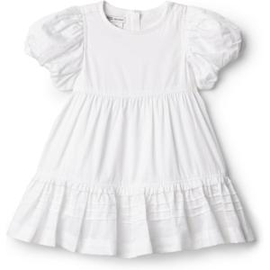 imageAmazon Essentials x Sofia Grainge Toddlers and Baby Girls Puff Sleeve DressWhite