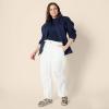 imageAmazon Essentials Womens MidRise Baggy LooseFit WideLeg Parachute PantsWhite