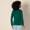 imageAmazon Essentials Womens RegularFit Matte Jersey ButtonDown ShirtDark Green