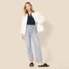 imageAmazon Essentials Womens RegularFit Matte Jersey ButtonDown ShirtNavy