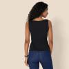 imageAmazon Essentials Womens SlimFit Rib Knit Boatneck Layering TankBlack
