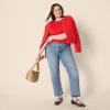 imageAmazon Essentials Womens SlimFit Rib Knit Boatneck Layering TankBright Poppy Red