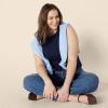 imageAmazon Essentials Womens SlimFit Rib Knit Boatneck Layering TankNavy