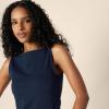 imageAmazon Essentials Womens SlimFit Rib Knit Boatneck Layering TankNavy