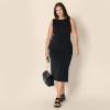 imageAmazon Essentials Womens SlimFit Ruched Matte Jersey Skirt Top Sold SeparatelyBlack