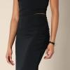 imageAmazon Essentials Womens SlimFit Ruched Matte Jersey Skirt Top Sold SeparatelyBlack