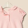 imageAmazon Essentials x Sofia Grainge Baby Girls Short Sleeve Peter Pan Collar Romper Pack of 2Light PinkWhite
