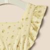 imageAmazon Essentials x Sofia Grainge Baby Girls Sleeveless Ruffle RomperLight Tan Ditsy Flowers
