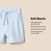imageAmazon Essentials x Sofia Grainge Toddlers and Baby Boys Pull On Knit Shorts Pack of 2Light BlueStripe