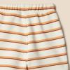 imageAmazon Essentials x Sofia Grainge Toddlers and Baby Boys Pull On Knit Shorts Pack of 2Pale YellowStripe