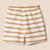 imageAmazon Essentials x Sofia Grainge Toddlers and Baby Boys Pull On Knit Shorts Pack of 2Pale YellowStripe