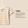 imageAmazon Essentials x Sofia Grainge Toddlers and Baby Boys Short Sleeve TShirts Pack of 2Pale YellowStripe