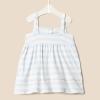 imageAmazon Essentials x Sofia Grainge Toddlers and Baby Girls Knit Casual DressPale Blue Bold Stripe