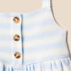 imageAmazon Essentials x Sofia Grainge Toddlers and Baby Girls Knit Casual DressPale Blue Bold Stripe