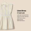 imageAmazon Essentials x Sofia Grainge Toddlers and Baby Girls Linen DressIvory Bar Stripe