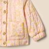 imageAmazon Essentials x Sofia Grainge Toddlers and Baby Girls Quilted JacketShell Pink Ornate Paisley