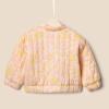 imageAmazon Essentials x Sofia Grainge Toddlers and Baby Girls Quilted JacketShell Pink Ornate Paisley