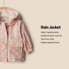 imageAmazon Essentials x Sofia Grainge Toddlers and Baby Girls WaterRepellent Rain JacketPeach Craft Floral