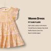 imageAmazon Essentials x Sofia Grainge Toddlers and Baby Girls Woven Ruffle Sleeve DressShell Pink Ornate Paisley