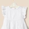 imageAmazon Essentials x Sofia Grainge Toddlers and Baby Girls Woven Ruffle Sleeve DressWhite