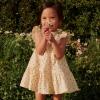 imageAmazon Essentials x Sofia Grainge Toddlers and Baby Girls Woven Ruffle Sleeve DressWhite