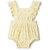 imageAmazon Essentials x Sofia Grainge Baby Girls Sleeveless Ruffle RomperLight Tan Ditsy Flowers