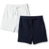 imageAmazon Essentials x Sofia Grainge Toddlers and Baby Boys Pull On Knit Shorts Pack of 2NavyWhite