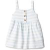 imageAmazon Essentials x Sofia Grainge Toddlers and Baby Girls Knit Casual DressPale Blue Bold Stripe
