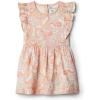 imageAmazon Essentials x Sofia Grainge Toddlers and Baby Girls Linen DressPeach Craft Floral