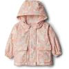 imageAmazon Essentials x Sofia Grainge Toddlers and Baby Girls WaterRepellent Rain JacketPeach Craft Floral