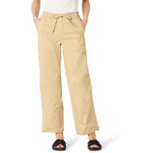 imageAmazon Essentials Womens MidRise Baggy LooseFit WideLeg Parachute PantsTan
