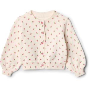imageAmazon Essentials x Sofia Grainge Toddlers and Baby Girls Lightweight Cardigan SweaterBright Pink Little Strawberries