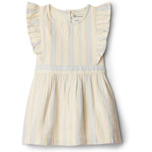 imageAmazon Essentials x Sofia Grainge Toddlers and Baby Girls Linen DressIvory Bar Stripe