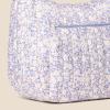 imageAmazon Essentials x Sofia Grainge Womens Quilted Tote BagBlue Ivory Delicate Floral