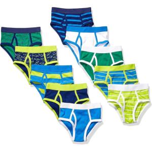 imageAmazon Essentials Boys Cotton Briefs Underwear MultipacksMulticolorSharksStripe