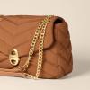 imageAmazon Essentials Soft Quilted Flap BagDark Brown Nylon