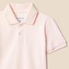 imageAmazon Essentials Toddlers and Baby Boys Cotton Spandex Polo Shirt Pack of 3Dark GreenPale PinkBlock Stripe