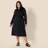imageAmazon Essentials Womens RegularFit Matte Jersey Midi Length DressBlack