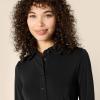 imageAmazon Essentials Womens RegularFit Matte Jersey Midi Length DressBlack