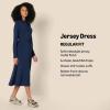 imageAmazon Essentials Womens RegularFit Matte Jersey Midi Length DressBlack
