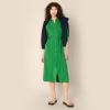imageAmazon Essentials Womens RegularFit Matte Jersey Midi Length DressEmerald Green