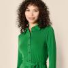 imageAmazon Essentials Womens RegularFit Matte Jersey Midi Length DressEmerald Green