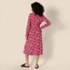 imageAmazon Essentials Womens RegularFit Matte Jersey Midi Length DressHot Pink Leafy Floral Ditsy