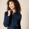 imageAmazon Essentials Womens RegularFit Matte Jersey Midi Length DressNavy