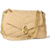 imageAmazon Essentials Soft Quilted Flap BagTan Faux Suede