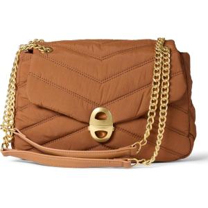 imageAmazon Essentials Soft Quilted Flap BagDark Brown Nylon