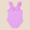 imageAmazon Essentials Baby Girls Frill OnePiece SwimsuitBright Lavender