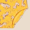 imageAmazon Essentials Baby Girls Frill OnePiece SwimsuitGolden Yellow Beige Leopard